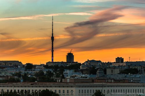 Закат в Москве