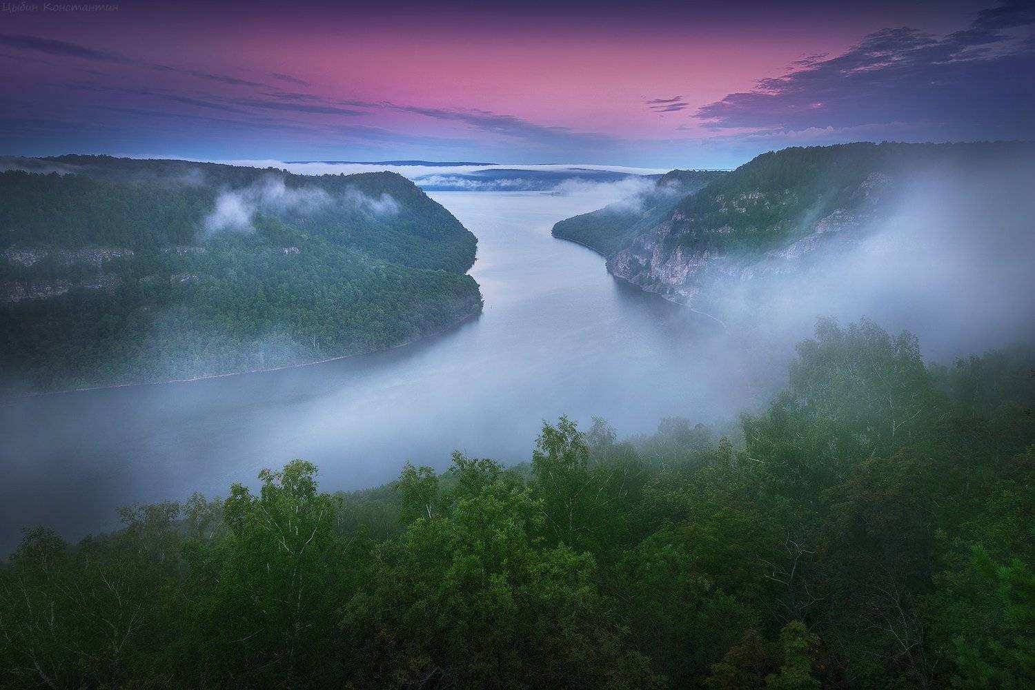 башкирия, башкортостан, нугуш, южный урал, россия, утро, туман, bashkortostan, russia, river, ural, Цыбин Константин