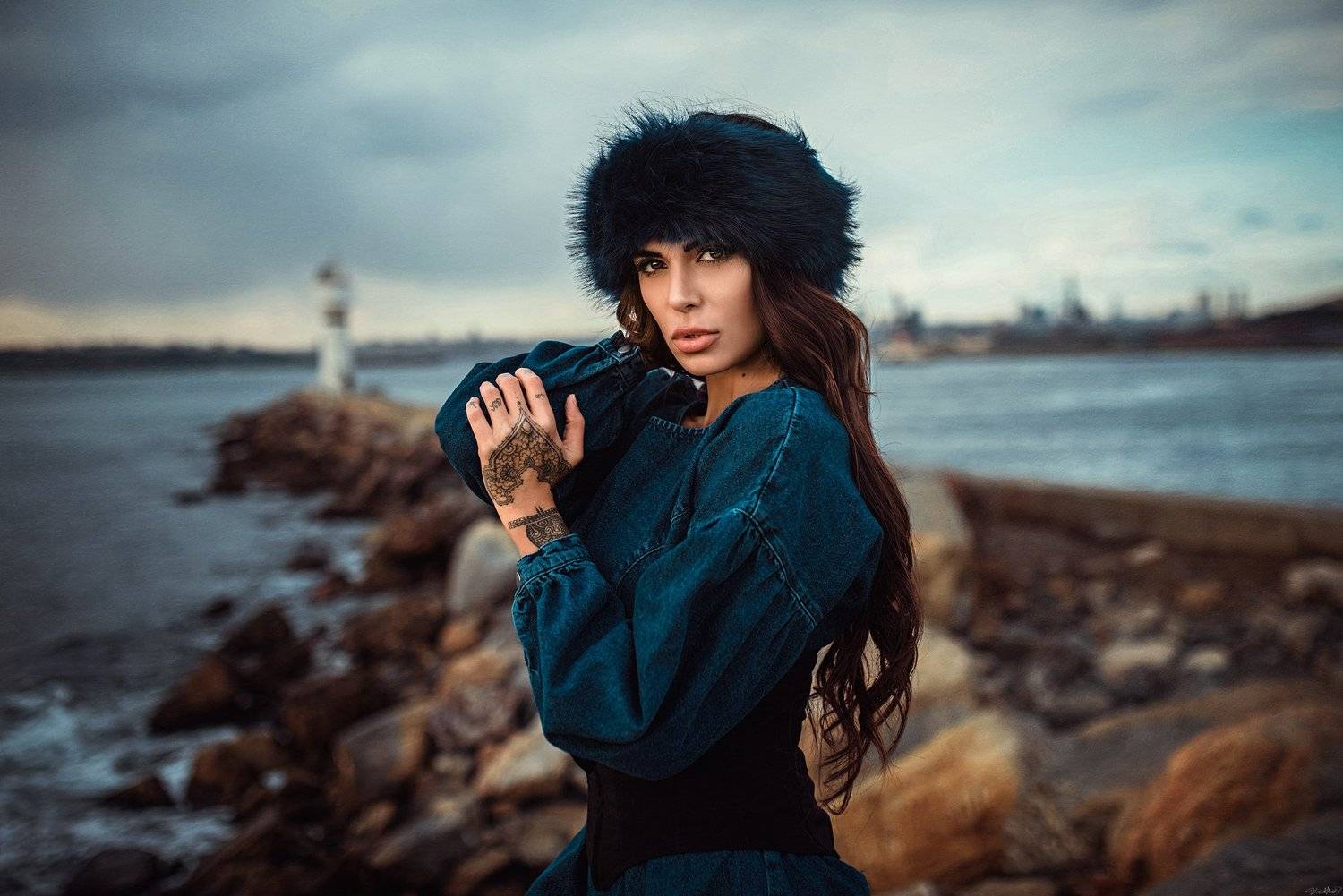 model, portrait, art, eyes, blue, sky, sea, 35mm, nikon, sigma, Каан Алтындал