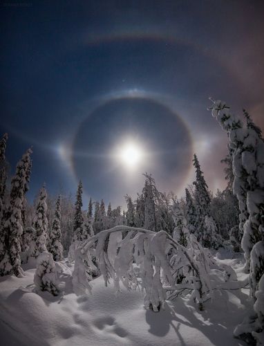 Moon halo