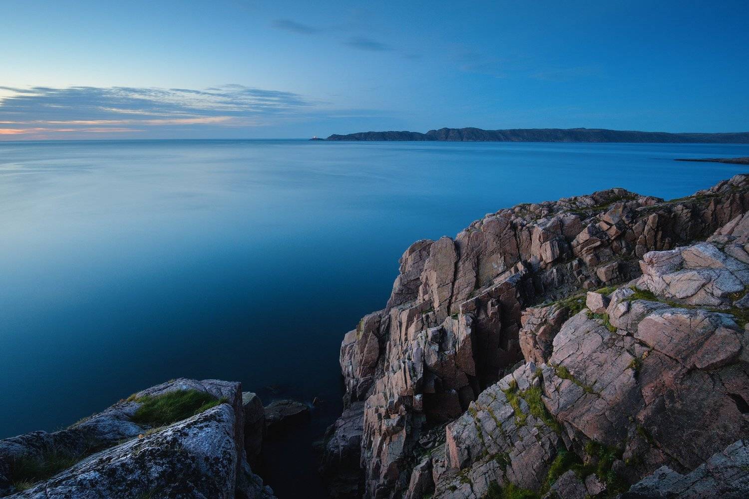 россия, кольский полуостров, север, териберка, природа, пейзаж, осень, море, закат, сумерки, вода, волна, камни, длинная выдержка, Оборотов Алексей