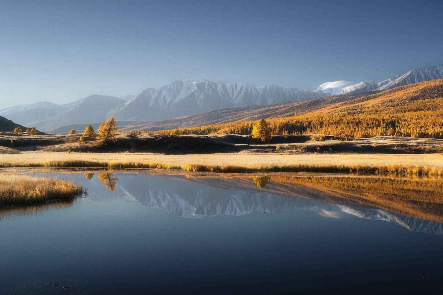алтай, джангысколь, горы, осень, куркурек, Владимир Ляпин