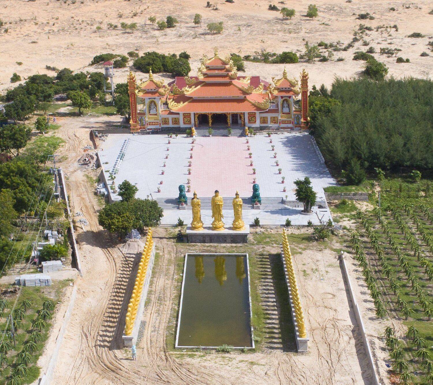 вьетнам, фантьет, буддийский храм, аэро, коптер, aerial, фантхьет, Борис Резванцев
