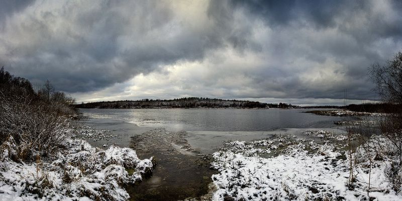 зима, снег, солнце, закат, сугробы, мороз, деревья Меланхолия предзимья 5 фото превью