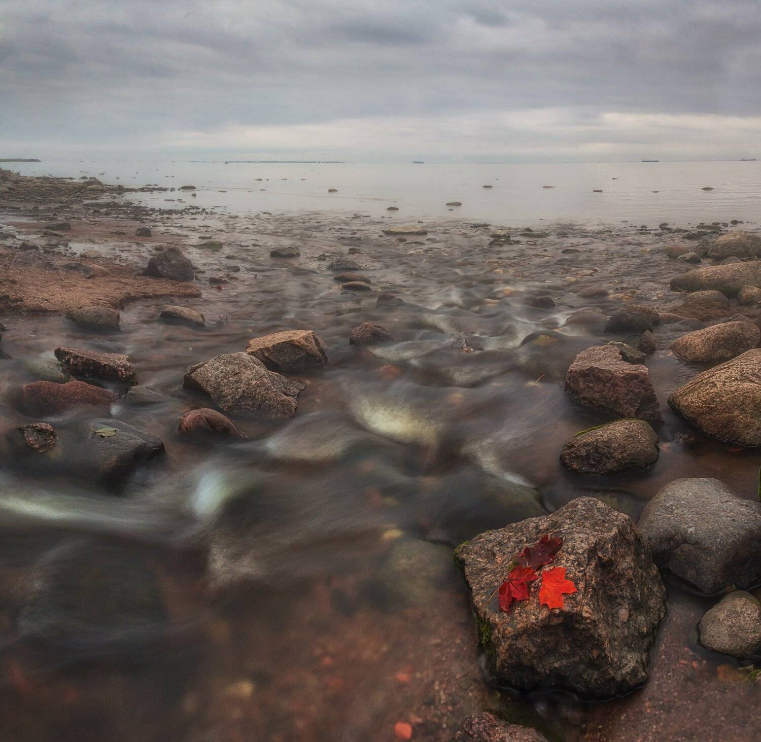 осень, финский залив, выдержка, природа, пейзаж, ленинградская область, Павел Ващенков