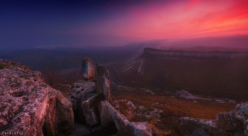 Тепе-Кермен, закатное настроение. фото превью