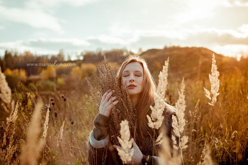 Девушка-осень.