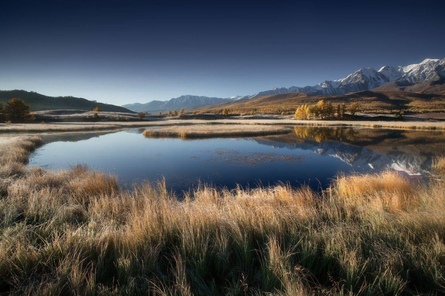 алтай, джангысколь, горы, осень, Владимир Ляпин
