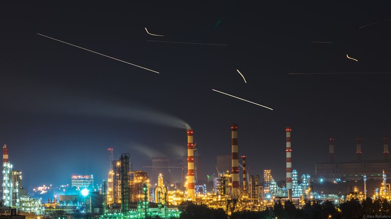 мнпз, завод, трубы, пар, мордор, вид из окна, сезоны, времена года Indastrial. Seasons фото превью