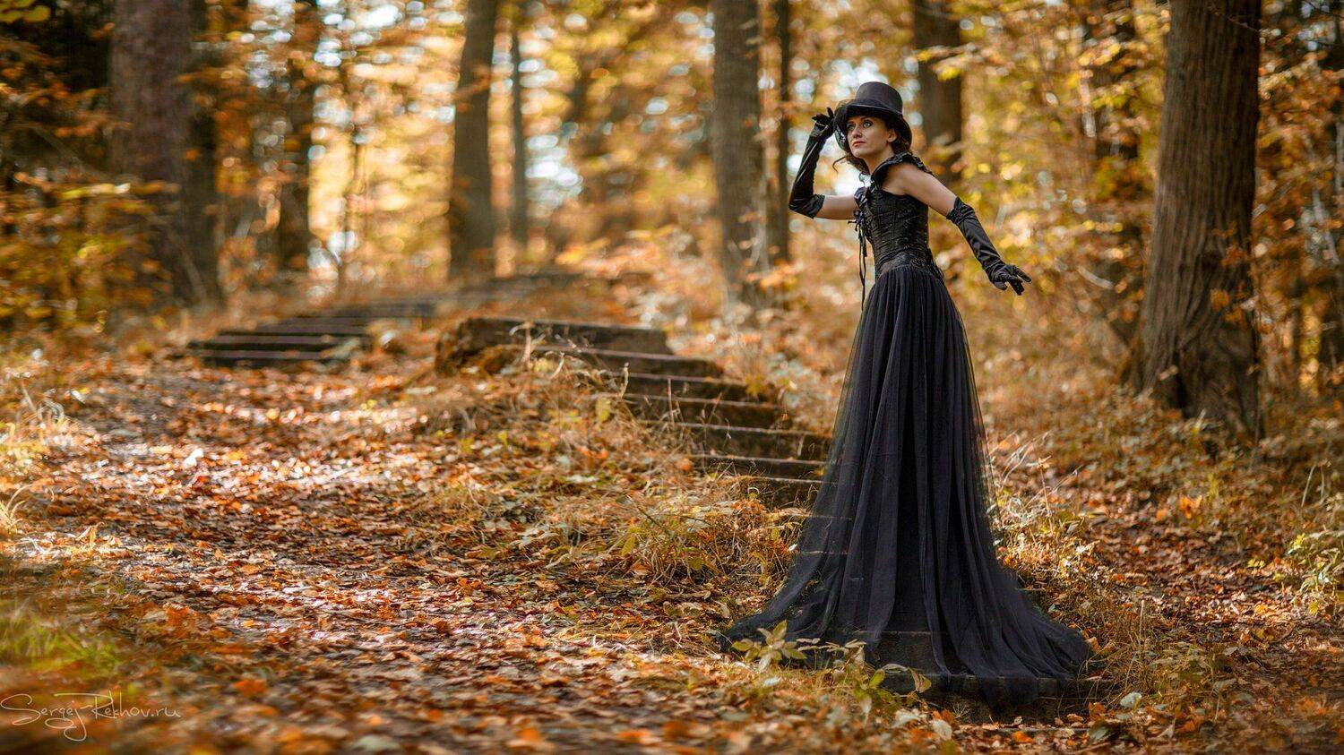 осень, парк, девушка, рехов, СергейРехов, rekhov, sergejrekhov, Сергей Рехов