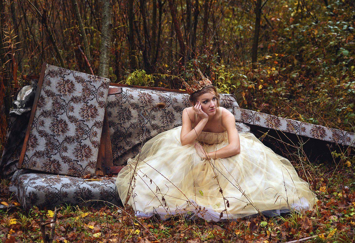 принцесса, сказка, лес, голубые глаза, Skazochnica Ann