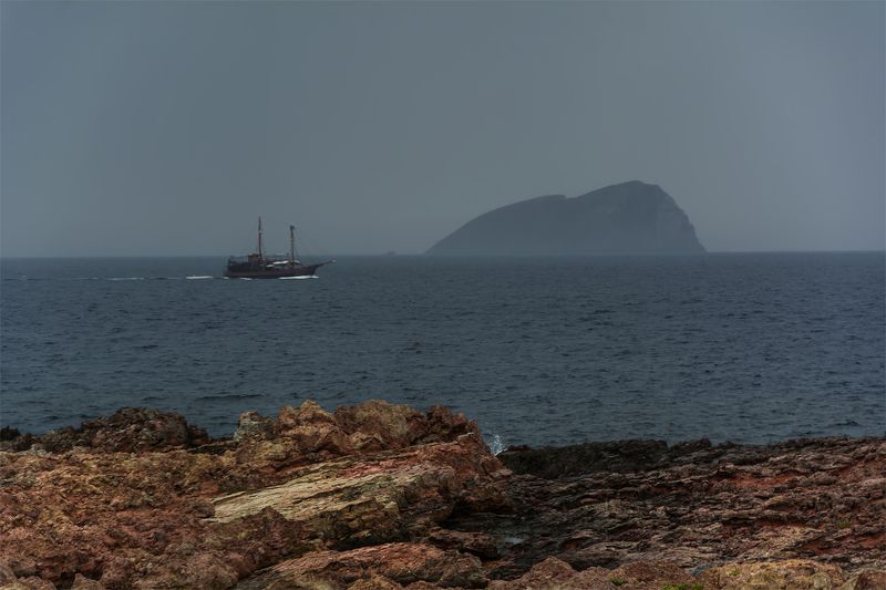 море, остров, корабль, Пираты фото превью