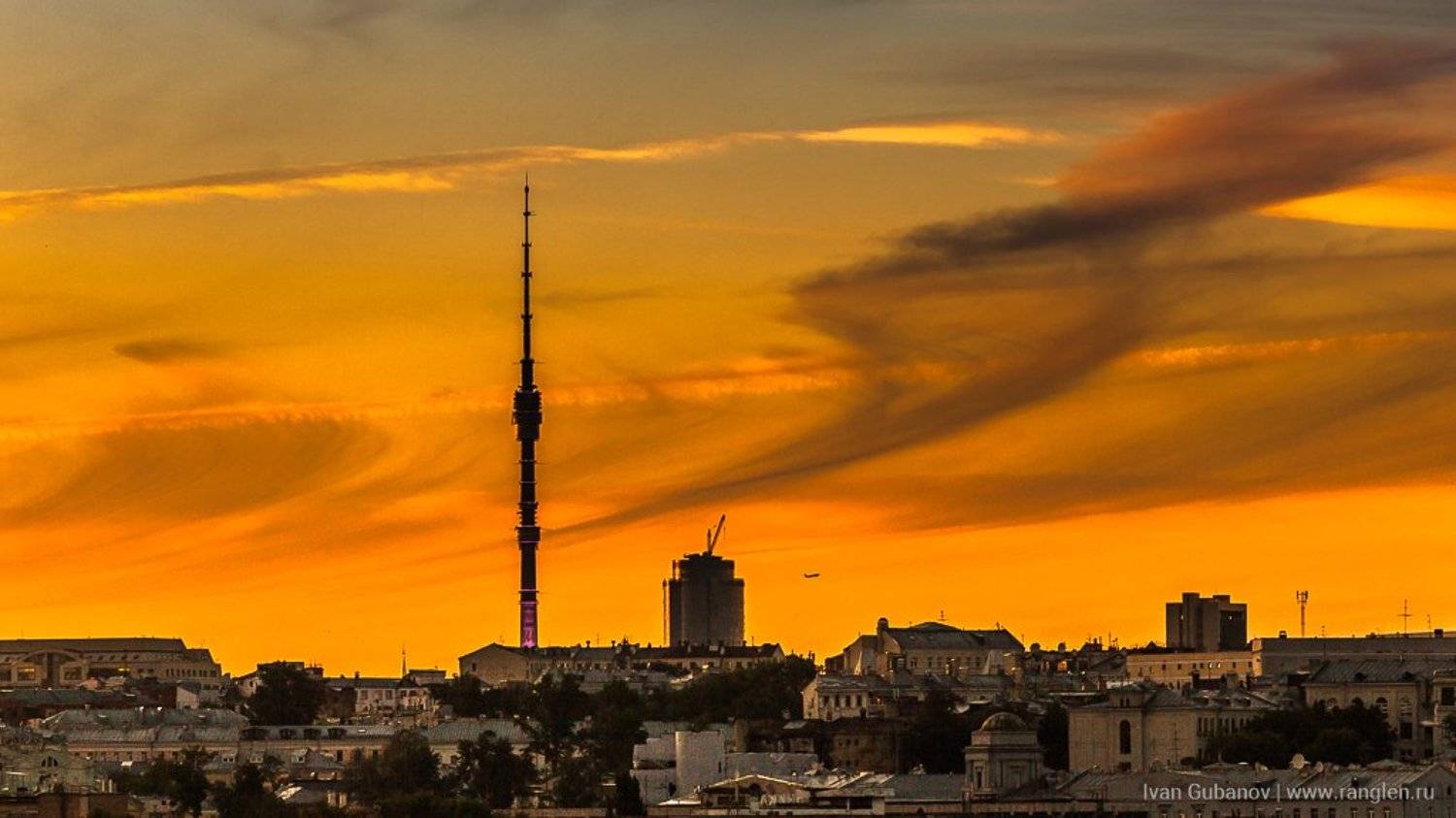 москва, закат, небо, кремль, крыши, городской, город, урбанизм, столица, прекрасный, вечер, лето, 2017, Иван Губанов