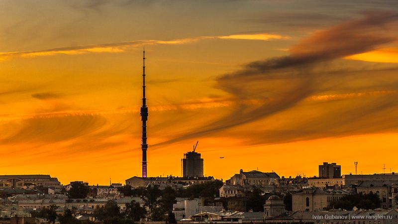 москва, закат, небо, кремль, крыши, городской, город, урбанизм, столица, прекрасный, вечер, лето, 2017 Закат в Москве фото превью