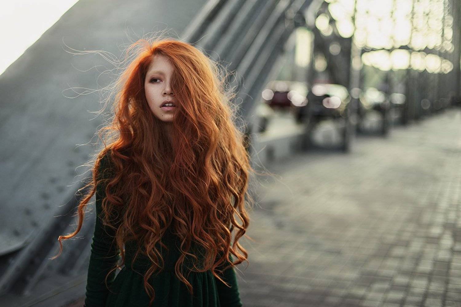 carolinemadison, portrait, beauty, redhair, redhead, portraiture, curlyhair,  lips, emotion, longhair, Caroline Madison