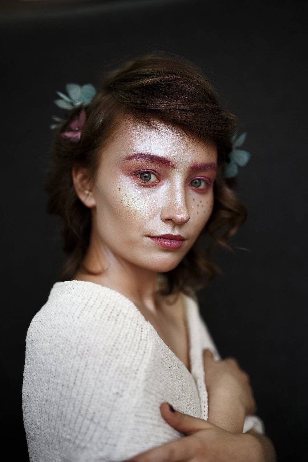 portrait, girl, people, color, eyes, light, девушка, studio, студия, портрет, head, свет, человек, эмоции, цвет, фотосессия, Иван Лосев