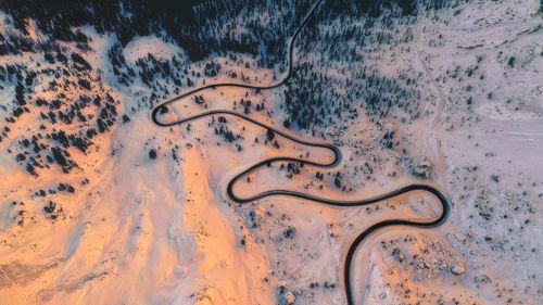 Снежная дорога