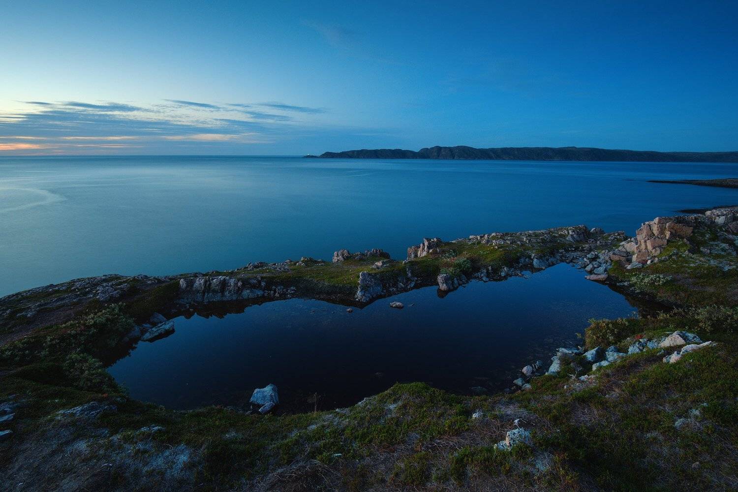 россия, кольский полуостров, север, териберка, природа, пейзаж, осень, море, закат, сумерки, вода, волна, камни, длинная выдержка  на, камни, длинная выдержка, Оборотов Алексей