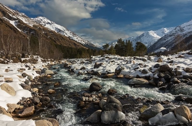 играет с бликами река... фото превью