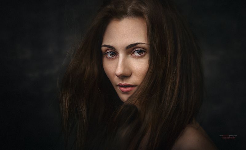 портрет, девушка, в студии, модель, ***9 фото превью