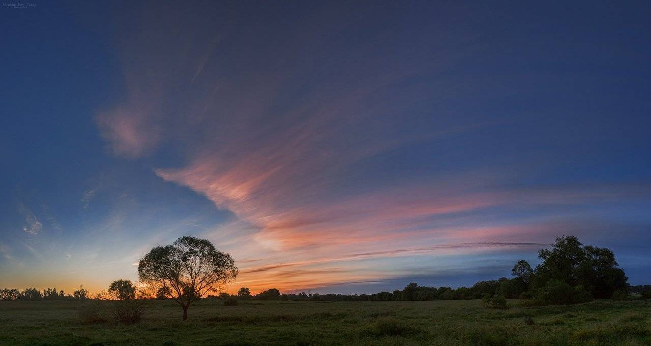 пейзаж,природа,закат,небо,солнце,лето, Taras