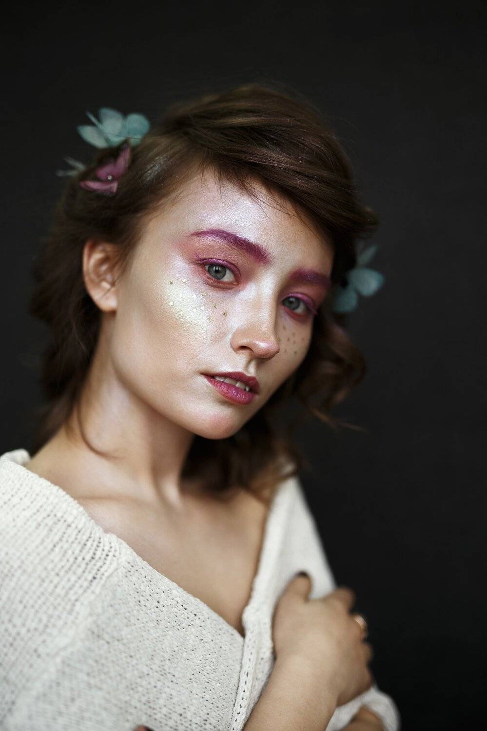 portrait, girl, people, color, eyes, light, девушка, studio, студия, портрет, head, свет, человек, эмоции, цвет, фотосессия, Иван Лосев