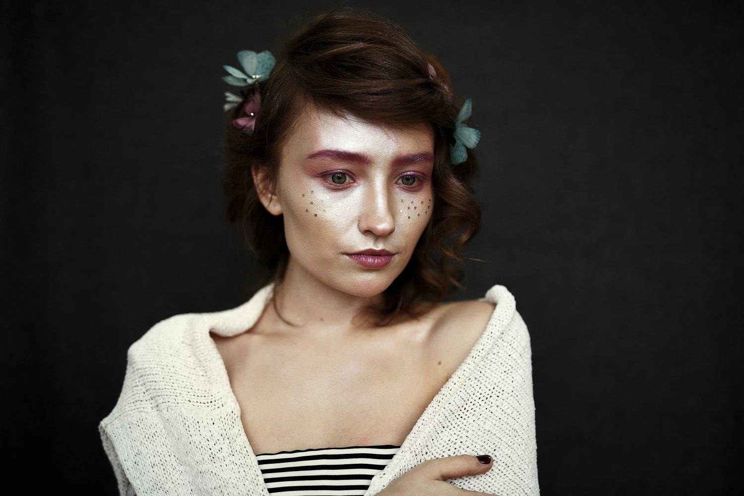 portrait, girl, people, color, eyes, light, девушка, studio, студия, портрет, head, свет, человек, эмоции, цвет, фотосессия, Иван Лосев