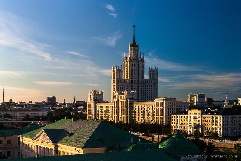 москва, закат, небо, кремль, крыши, городской, город, урбанизм, столица, прекрасный, вечер, лето, 2017 Закат в Москве фото превью