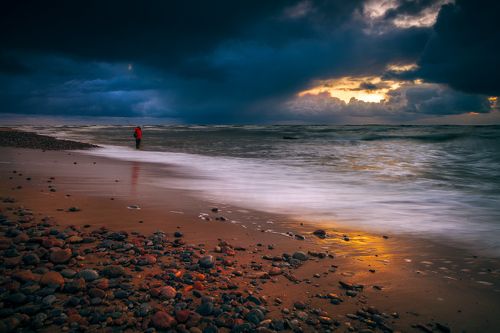 Waiting for the amber