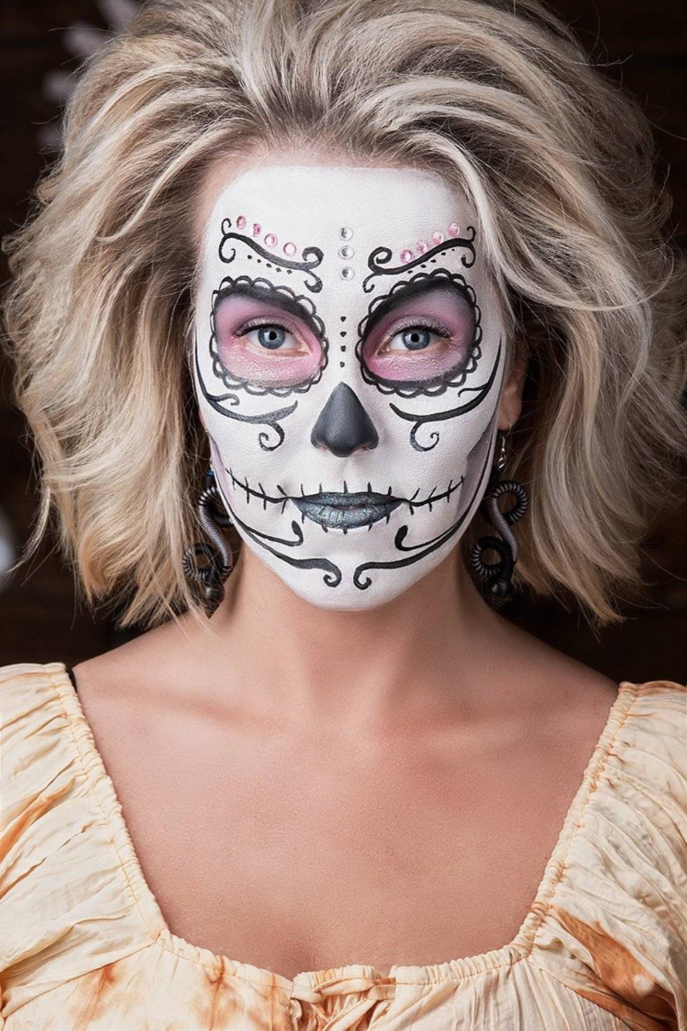 девушка, студия, маскарад, makeup, Александр