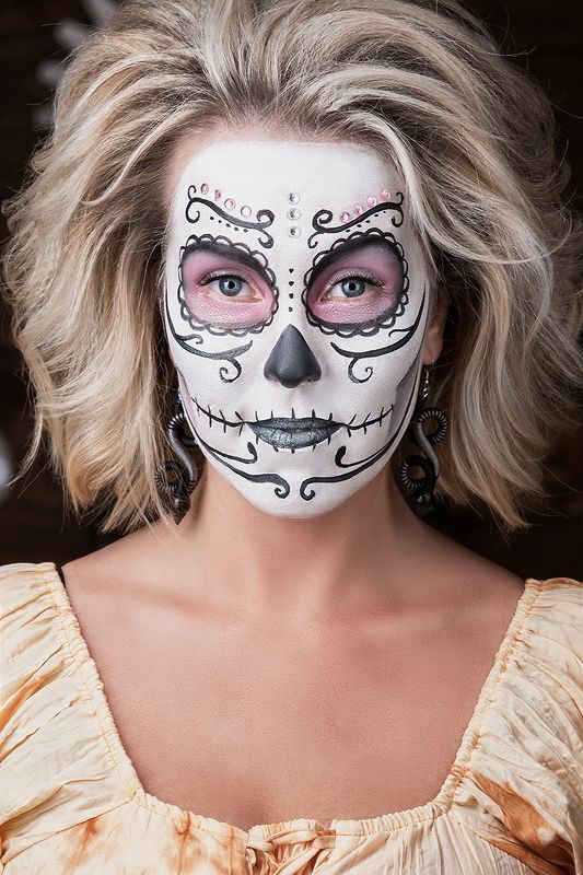 девушка, студия, маскарад, makeup *** фото превью