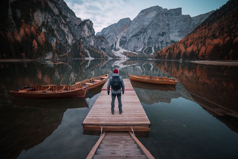 Есен на езерото Брайъс фото превью
