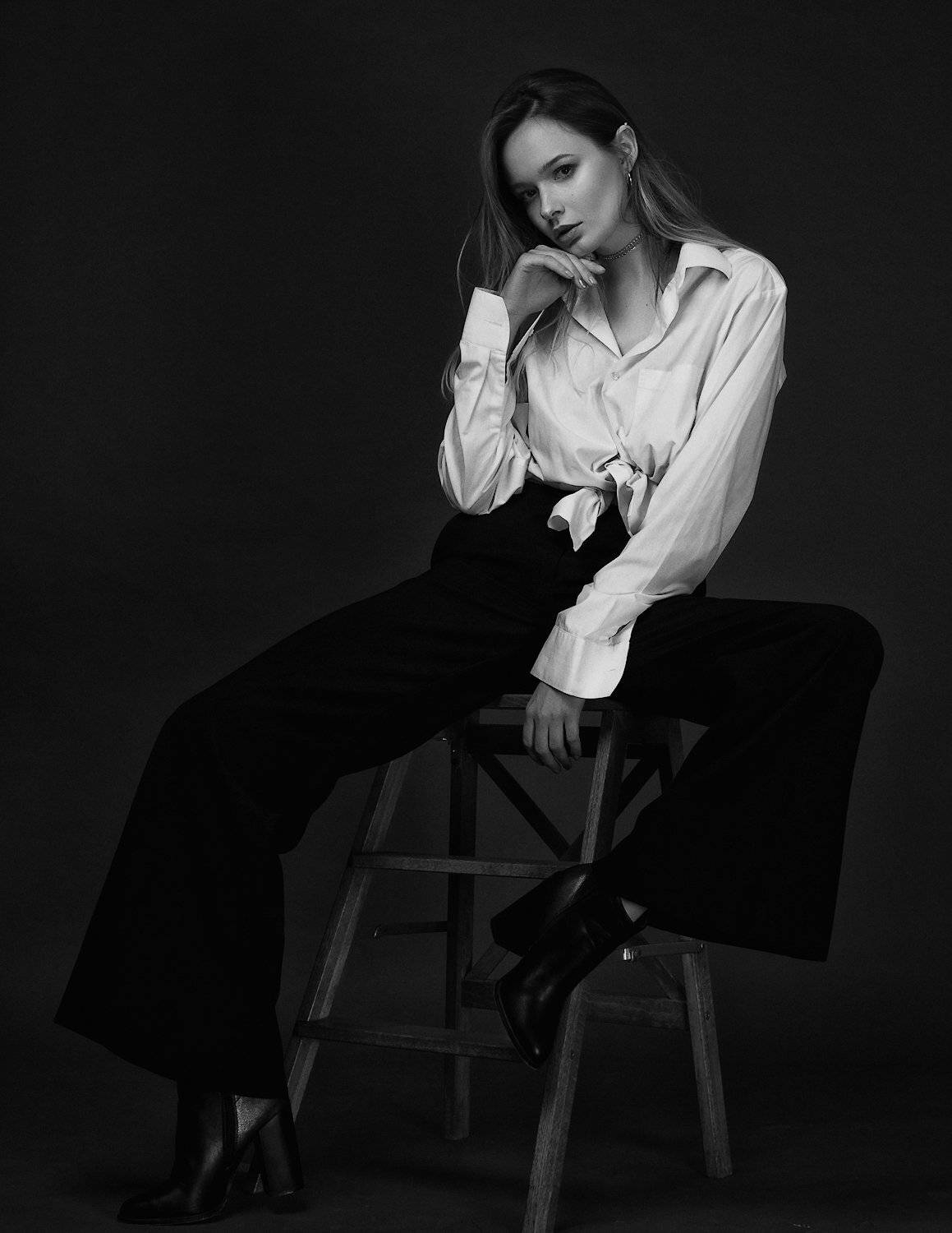 девушка, портрет, Иван Копченов