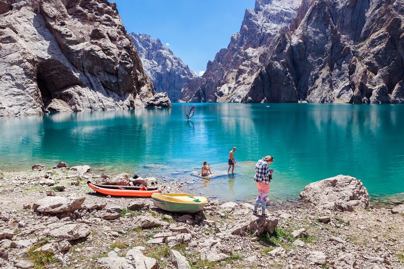 Легендарное озеро Кель-Суу и команда PhotoSafari.KZ, Нарынская область, Киргизия, август 2017 г. фото превью