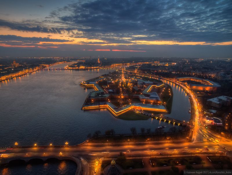 Петербург с высоты птичьего полёта...