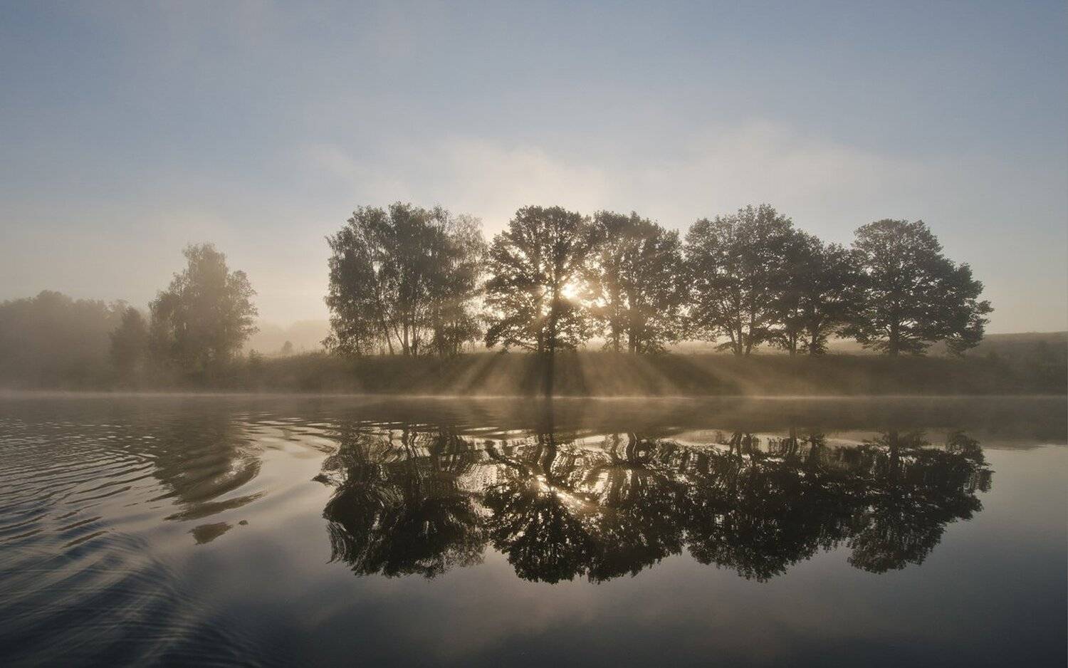 пейзаж озеро новое, Михаил Агеев