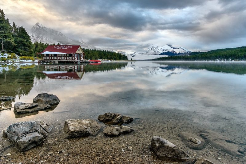 Канада, Скалистые горы, Джаспер Утро в горах фото превью