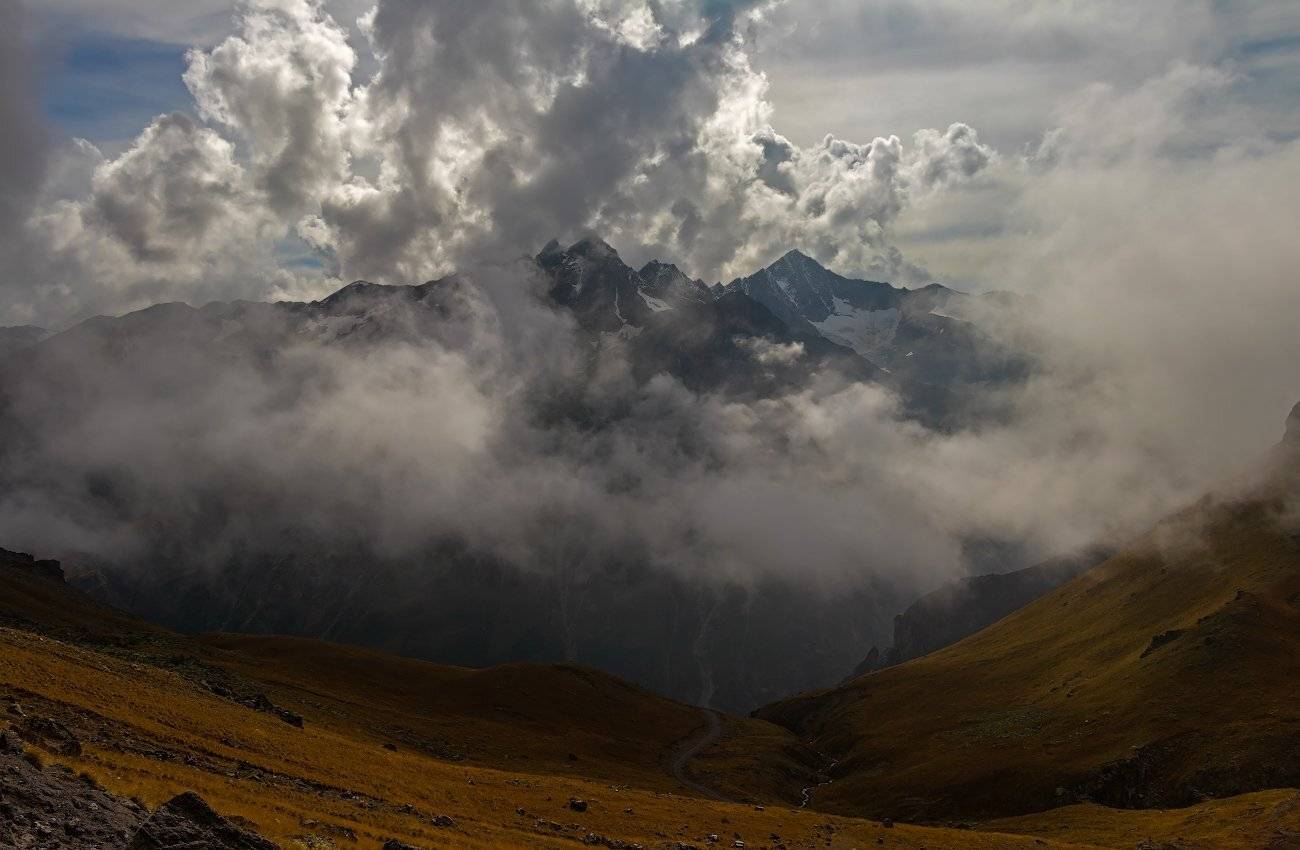 горы, облака, Эстелла