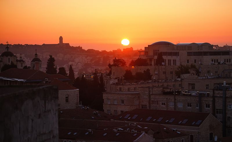 Рассвет в Иерусалиме фото превью