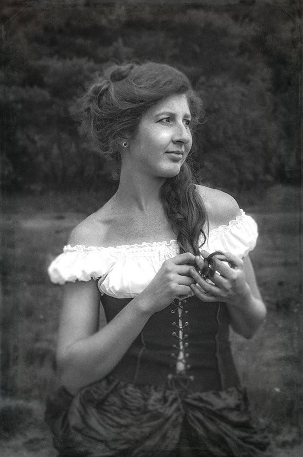 портрет,девушка,ч/б,жанр,стимпанк,steampunk, Кондратюк Андрей