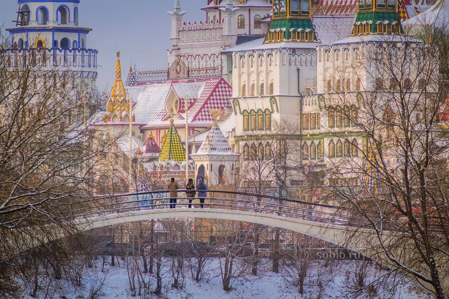 измайлово, измайловский кремль, мост, зима, москва, izmailovo, izmailovo kremlin, bridge, winter, moscow,, Соболев Игорь