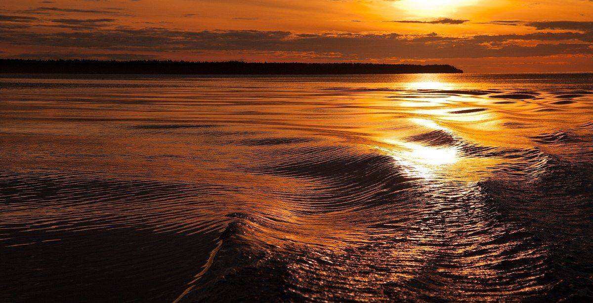 Финский залив. Закат., Юрий Чернов