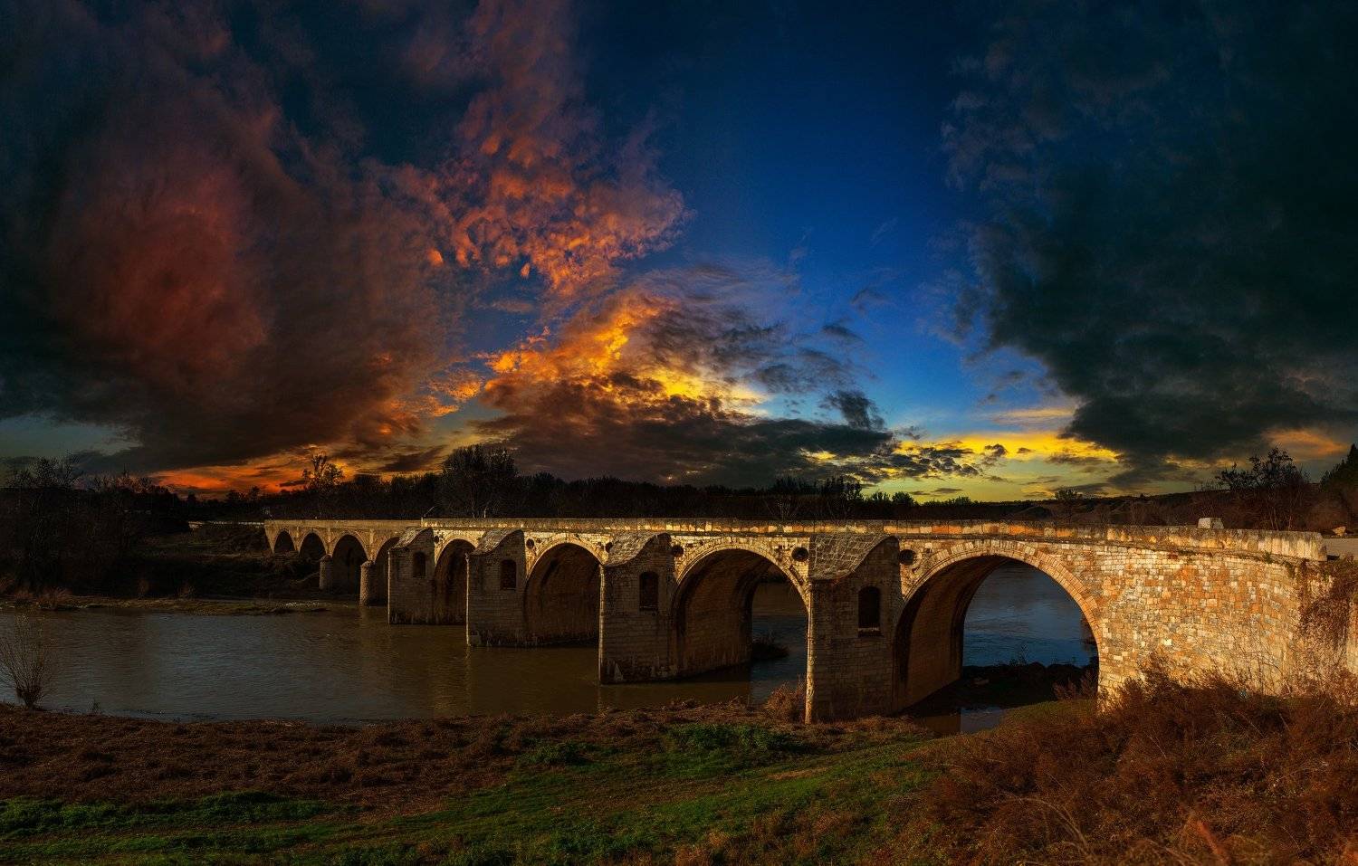 ceclii, sky, bridge, Tsvetan Ganev