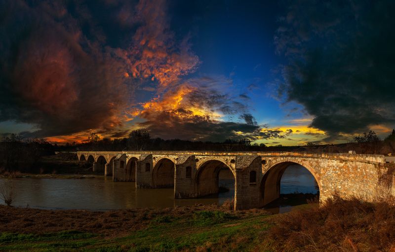 ceclii, sky, bridge  фото превью