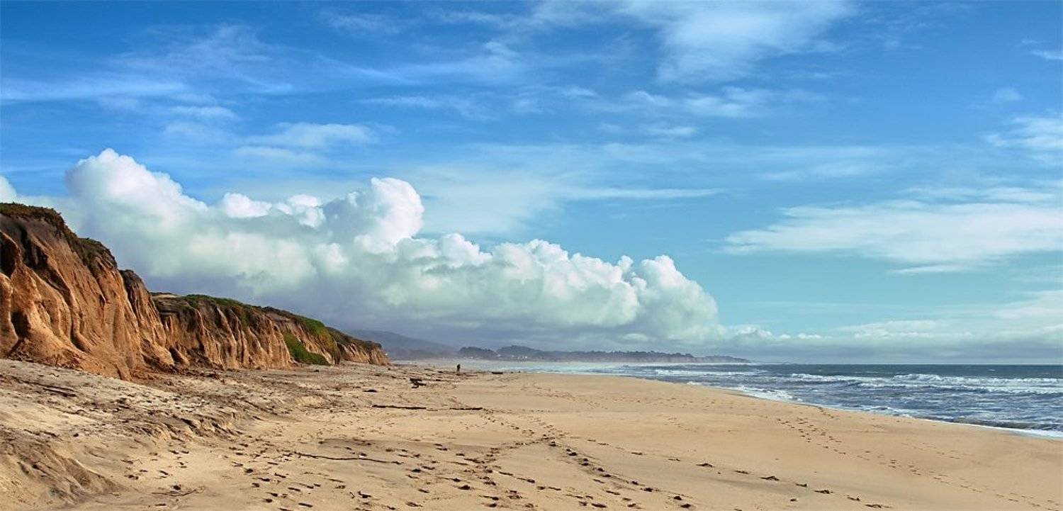 half moon bay, usa, california, pacific, ocean, Семён Замбровский