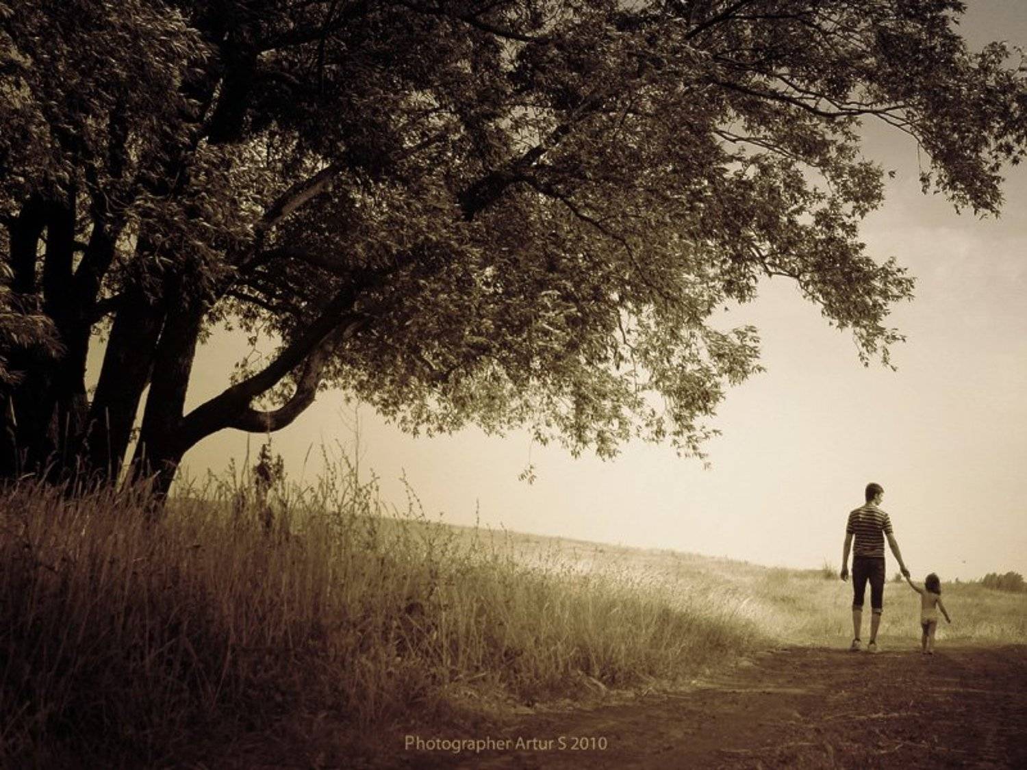 дорога, дерево, путь, ребенок, Артур Сарибекян