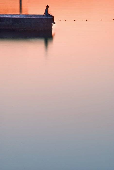 крым, лето, юбк, пирс,  ялта, утро, Надежда