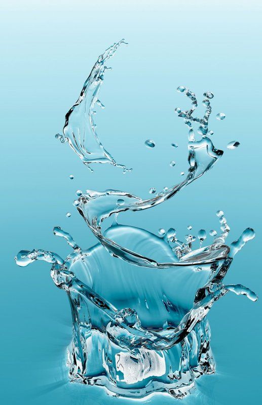 голубой, водой Водой фото превью
