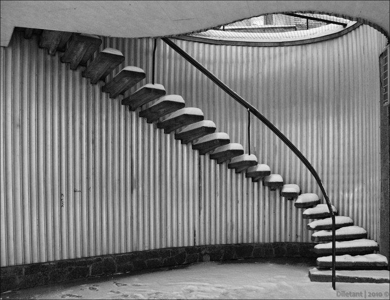 Лестница в Выборге. фото превью