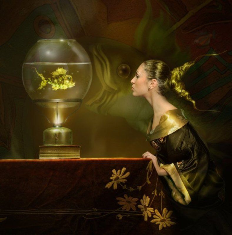 Золотая рыбка. фото превью